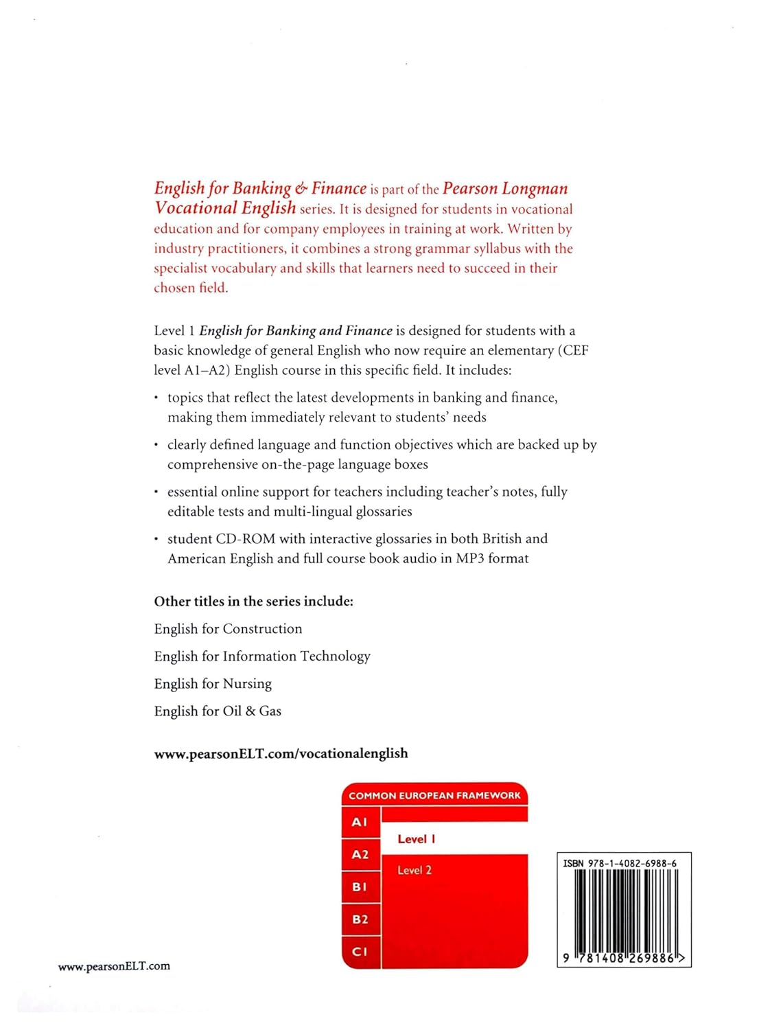 English for Banking & Finance Level 1 Coursebook and CD-Rom Pack - الصورة 2
