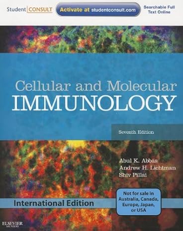 Cellular and Molecular Immunology, International Edition